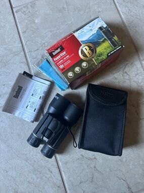 Bushnell Power View 16x magnification in box with case and directions 16 x 32